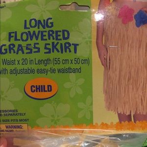 Child Flowered Hula Skirt
